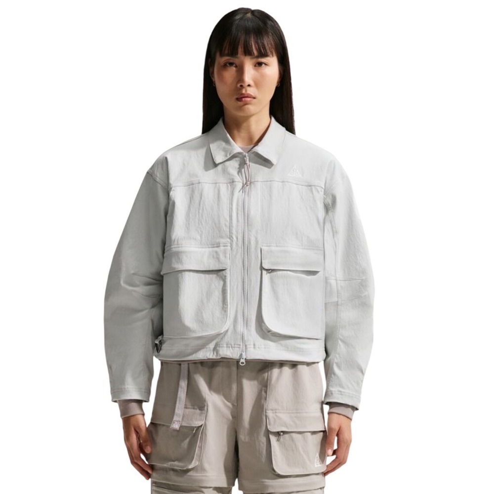 Nike ACG Smith Summit Jacket Womens L Grey UV Resistant NWT HV0583-025